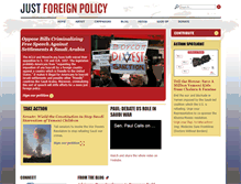 Tablet Screenshot of justforeignpolicy.org